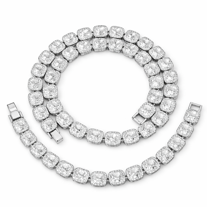 Juego de Cadena y Pulsera de Eslabones