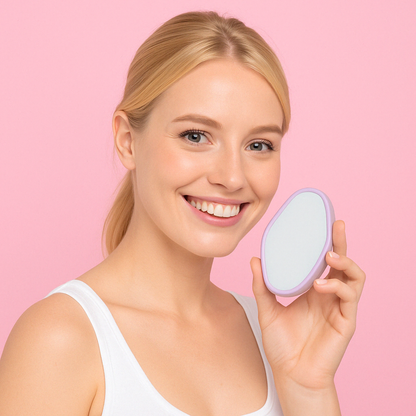 Borrador de vello de Cristal