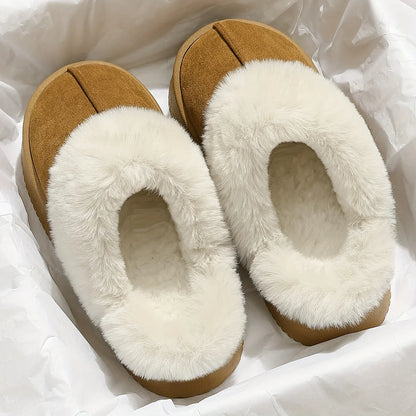 Zapatillas de ante con forro de oveja