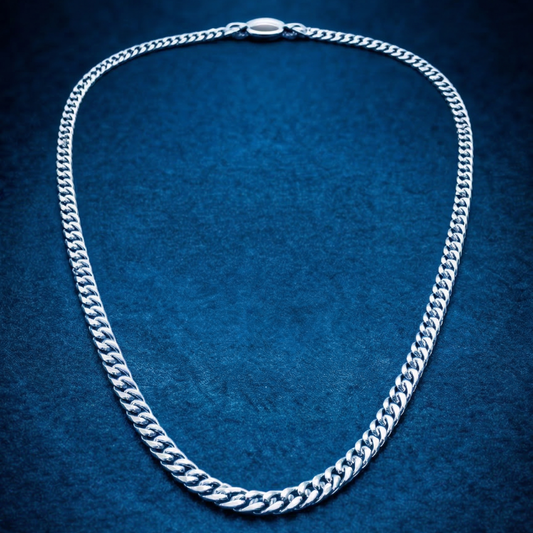 Collar de Cadena Cubana de 3 mm