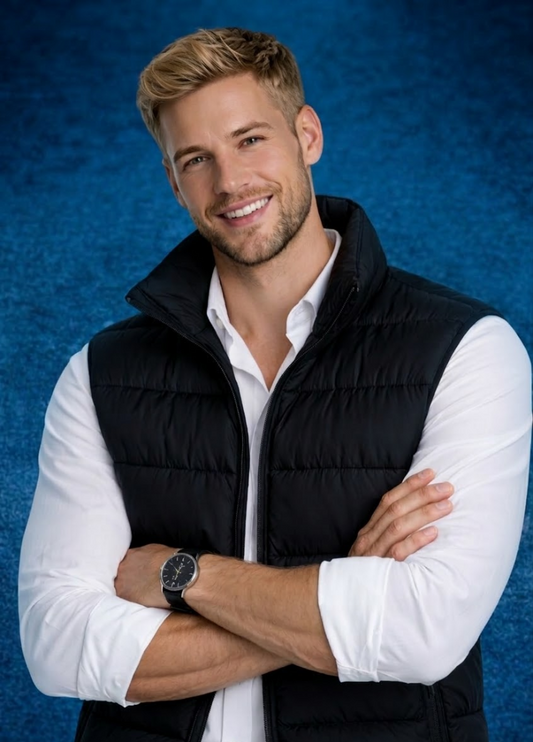 Chaleco acolchado impermeable