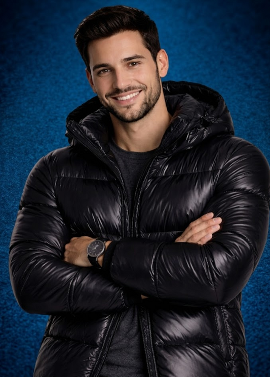 Chaqueta Acolchada Brillante