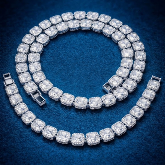 Juego de Cadena y Pulsera de Eslabones