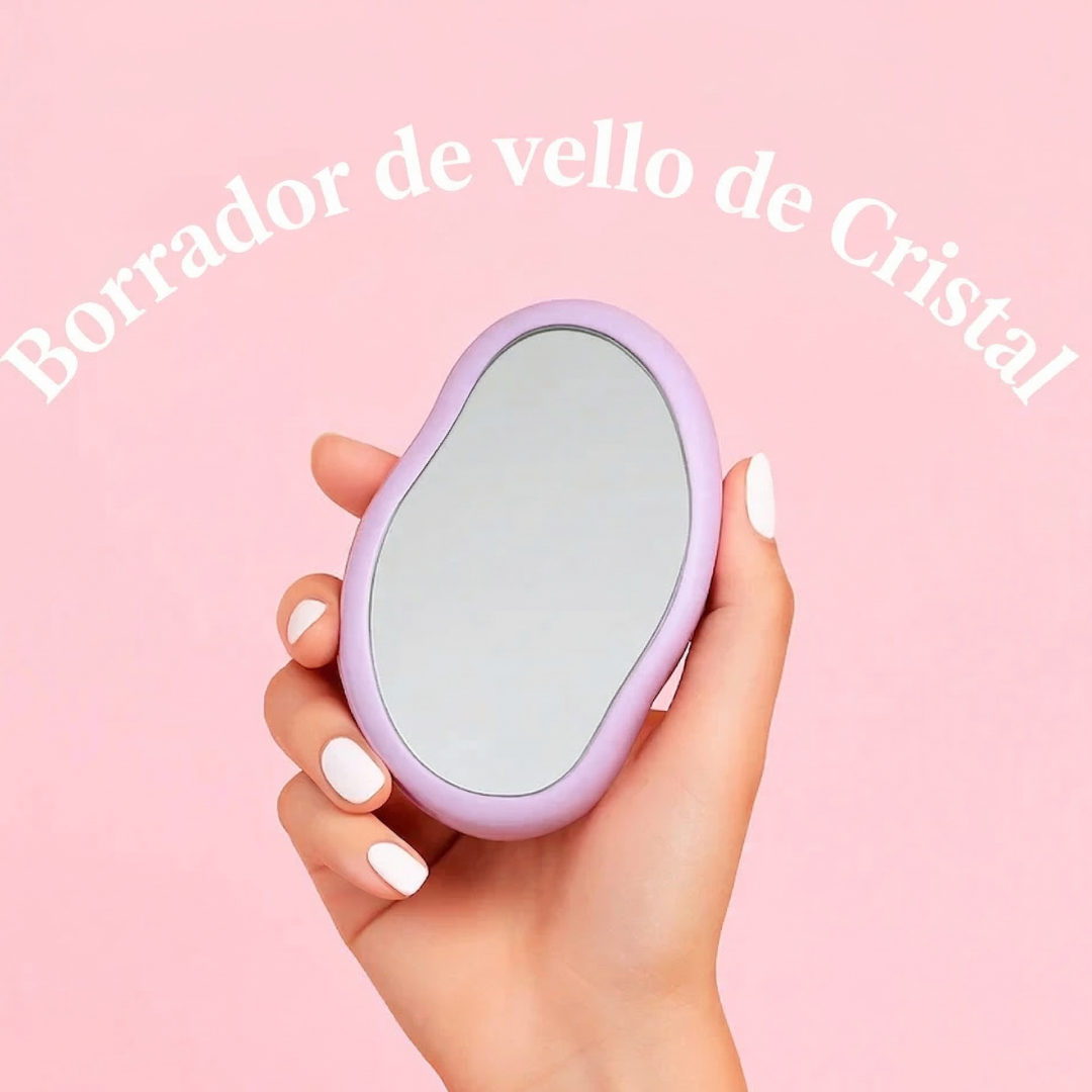 Borrador de vello de Cristal